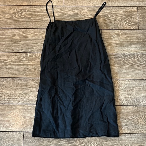 Rag & Bone Classic Black Cotton Dress - Picture 1 of 3